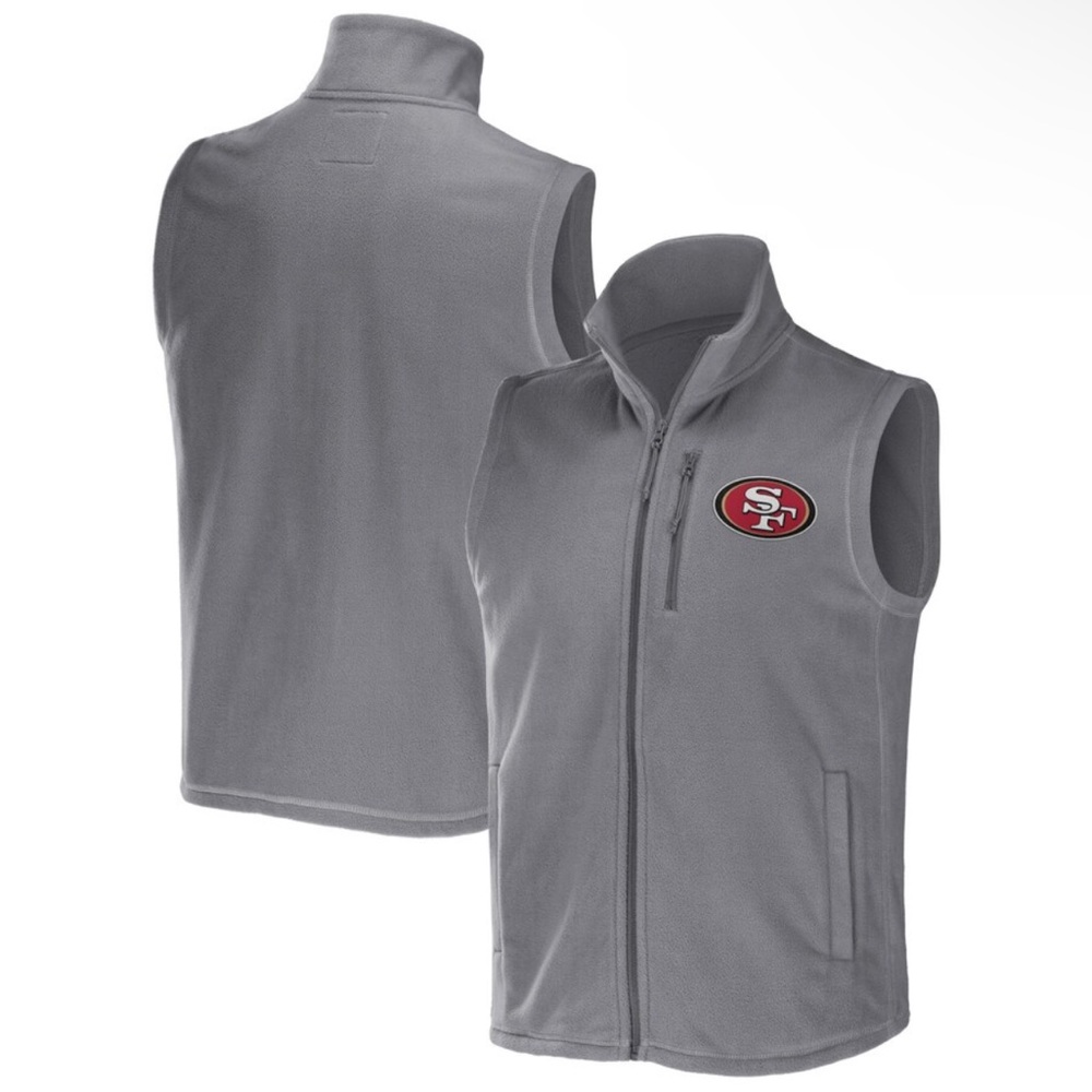 NWT Men’s Medium San Francisco 49ers Fleece Vest by Darius Rucker Collection